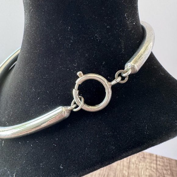 Designer Signed M. Vismonski 925 Sterling Silver Layered Choker Necklace - Picture 3 of 7